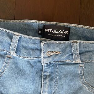 FITJEANS Women's Skinny Jeans - Light Blue - Brand New